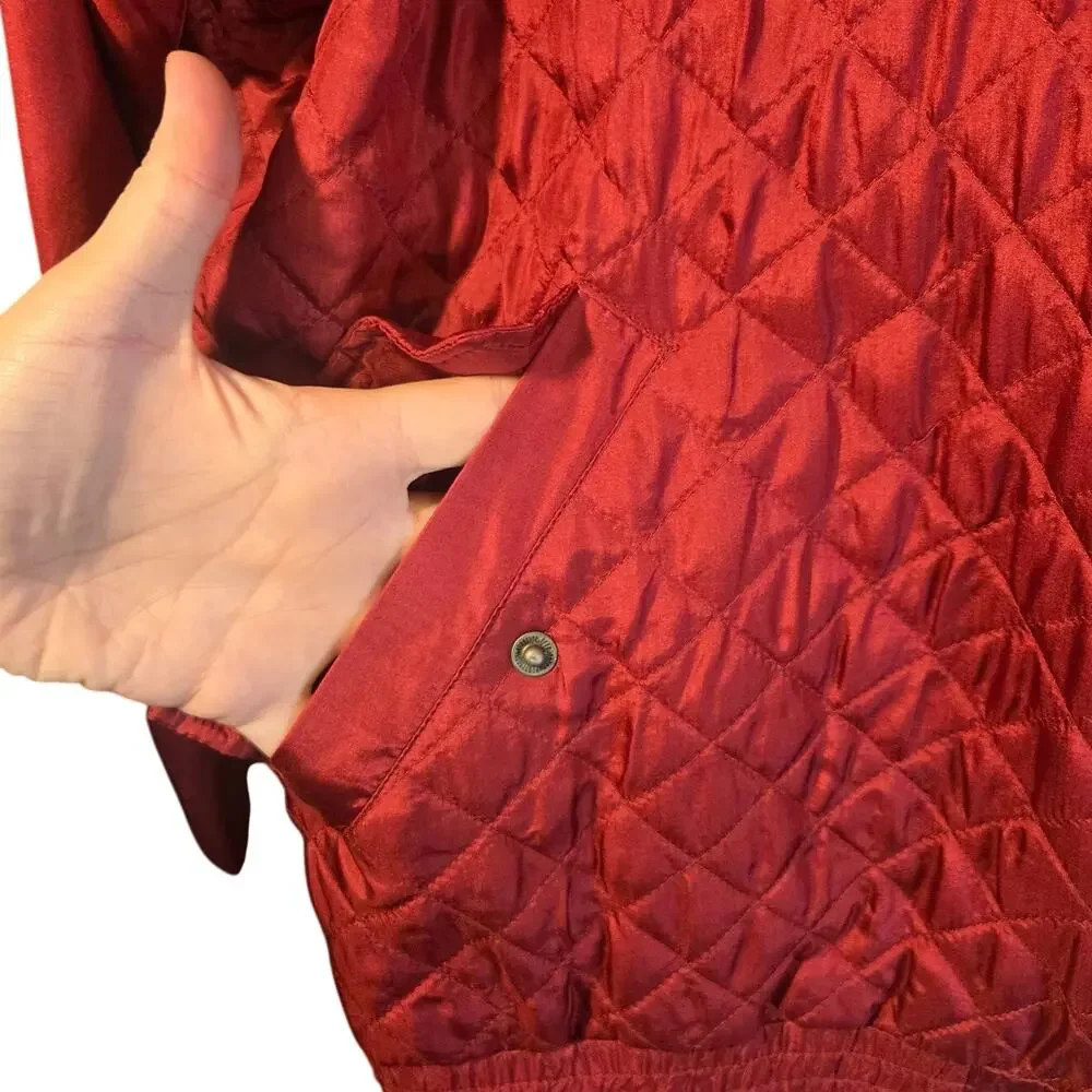 Vintage NWT Lady Lavon Quilted Silk Jacket, Size 2X – Elegant Outerwear [0389] - Picture 4 of 8